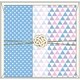 ぷち色紙 ブルー LS00131