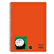 フィグラーレ sense A5 無罫 100枚 橙 SW152W-OR