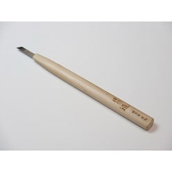 柄の長さ180mm ハイス彫刻刀 印刀左 6.0mm