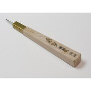 柄の長さ110mm ハイス鋼ゴムハン刀 極細丸 0.5mm