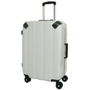 スーツケース ホワイトカーボン 双輪2 ハード/フレーム 旅行日数目安:8~9日 82L TSAロック搭載 SP-0705-68