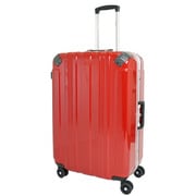 スーツケース レッド 双輪2 ハード/フレーム 旅行日数目安:8~9日 82L TSAロック搭載 SP-0705-68