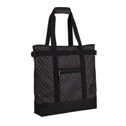 JPN HANDY TOTE ブラックポルカドット