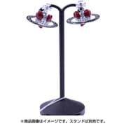 DIAMANTE HEART STUD PIERCED ピアス 0667/01/15