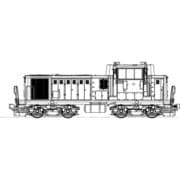TW-DD16-300L 国鉄 機関車のみ（M付） [HOゲージ 車両本体]