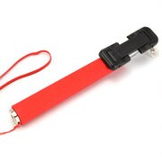 自撮りスティック シンプル ファン タ スティック レッド SP1695