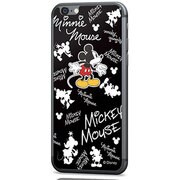 glass6-71452 [iPhone 6/6s 4.7インチ 専用背面ガラス ミッキーマウス 総柄]