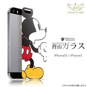 glass5-71457 [iPhone SE/5s/5用 専用背面ガラス ミッキーマウス]