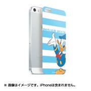 glass5-71459 [iPhone SE/5s/5用 専用背面ガラス ドナルドダック ボーダー]