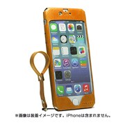 ip6smk7005 [MobaKawa レザーストラップ付き イタリアンホース iPhone 6/6s 4.7インチ用ケース ナチュラル]