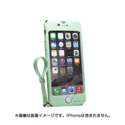 ip6smk8003 [MobaKawa レザーストラップ付き カウレザー iPhone 6/6s 4.7インチ用ケース アッシュミント]