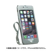 ip6smk8005 [MobaKawa レザーストラップ付き カウレザー iPhone 6/6s 4.7インチ用ケース アッシュグレー]