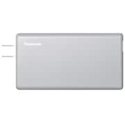 モバイルバッテリー搭載AC急速充電器 シルバー QE-AL202-S