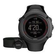 Ambit3 Run HR(アンビット3 ラン HR) 充電式 GPS機能 心拍ベルト付き ブラック 正規輸入品 SS021257000