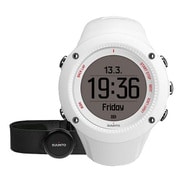 Ambit3 Run HR(アンビット3 ラン HR) 充電式 GPS機能 心拍ベルト付き ホワイト 正規輸入品 SS021259000