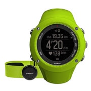 Ambit3 Run HR(アンビット3 ラン HR) 充電式 GPS機能 心拍ベルト付き ライム 正規輸入品 SS021261000