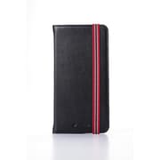 MKBZEBCIP6FBKPURD [iPhone 6 4.7インチ用ケース Book Style Case for iPhone 6 Black/Red Elastic]