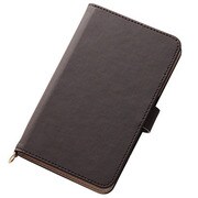 RT-SPEM/DK [スマートフォン用 汎用レザーケース Mサイズ 合皮 ダークブラウン]