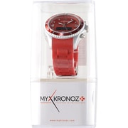 アナログ時計型スマートウォッチ ZeClock(ゼクノック) レッド KRZECLOCK-RED