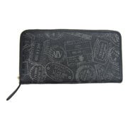 ラウンド長財布 BLACK WB9485