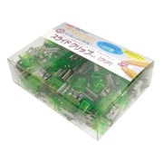 スライドクリップ [クリア] S100コ入 グリーン SCC-S100G