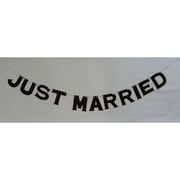 ミニペーパーガーランド JUST MARRIED ブラウン PG-M-002