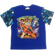 2287683 [手裏剣戦隊ニンニンジャー TRY 半袖Tシャツ 青 120cm]