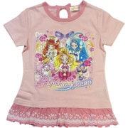 2287690 [Go！プリンセスプリキュア TRY 半袖Tシャツ ピンク 110cm]