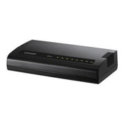 100BASE-TX/10BASE-Te対応 8ポート レイヤー2スイッチングハブ ブラック ETX-ESH08KB