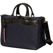 23-5570 [コットン PU ビジネスバッグ 40cm ネイビー]
