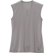A2JA400602 [ドライベクター Vネックノースリーブシャツ アイスグレー L MEN'S]