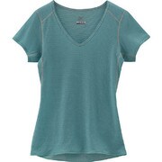 A2JA420519 [ドライベクター Uネック半袖シャツ サックス L WOMEN'S]