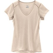 A2JA420549 [ドライベクター Uネック半袖シャツ ベージュ LL WOMEN'S]