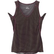 A2JA420708 [ドライベクター Uネックタンクトップ チャコール L WOMEN'S]