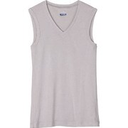 C2JA510203 [アイスタッチエブリ Vネックノースリーブシャツ ライトグレー M MEN'S]