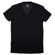 C2JA510609 [ドライサイエンス Vネック半袖シャツ ブラック LL MEN'S]