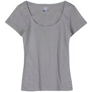 C2JA530107 [アイスタッチエブリ ラウンドネック半袖シャツ チャコール LL WOMEN'S]
