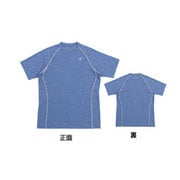 スポーツTシャツ [スポールウエア メンズ L 杢ブルー]