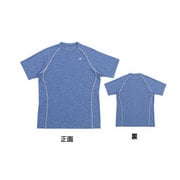 スポーツTシャツ [スポールウエア メンズ LL 杢ブルー]