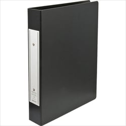 ボード製ファイル Oリングファイル A4 S型 綴厚39mm ブラック RF5133D
