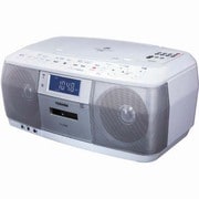 CDラジカセ カラオケ対応 ホワイト ワイドFM対応 TY-CDK8(W)
