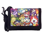 YW-082BK [妖怪ウォッチ コンパクトウォレット コミック柄]
