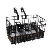折り畳み式半籐風前カゴ FDB用 ブラック/ビンテージ 48555