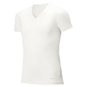 1107609 [ジオライン クールメッシュ VネックTシャツ メンズ Lサイズ ホワイト]