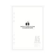 A5 6穴リフィル ブランク ホワイト A5RF-F-01