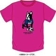 YSJ15102-22-M [横浜FC×サッカージャンキー限定コラボ Jリーグ2015開幕記念Tシャツ （GKパンディアーニ） ピンク M]
