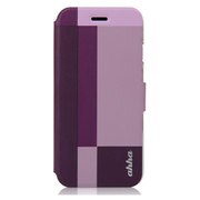 デュアルフェイスフリップケース [iPhone 6/6s 4.7インチ用 サイクスMIX PUチェッカー/メタリックRD]