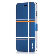デュアルフェイスフリップケース [iPhone 6 Plus/6s Plus 5.5インチ用 サイクスMIX BLチェッカー/スペースGY]
