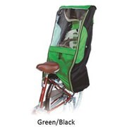 レインカバー ハイバック型 リヤチャイルドシート専用 後用 グリーン/ブラック D-5RCDX