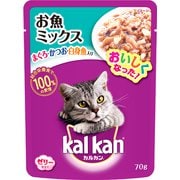 カルカンパウチ 1歳から お魚ミックス まぐろ・かつお・白身魚入り 70g [キャットフード ウェット]